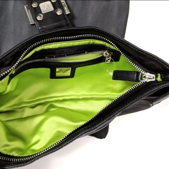 FENDI Black Napa Leather Slim Crossbody Bag - Picture 13 of 14